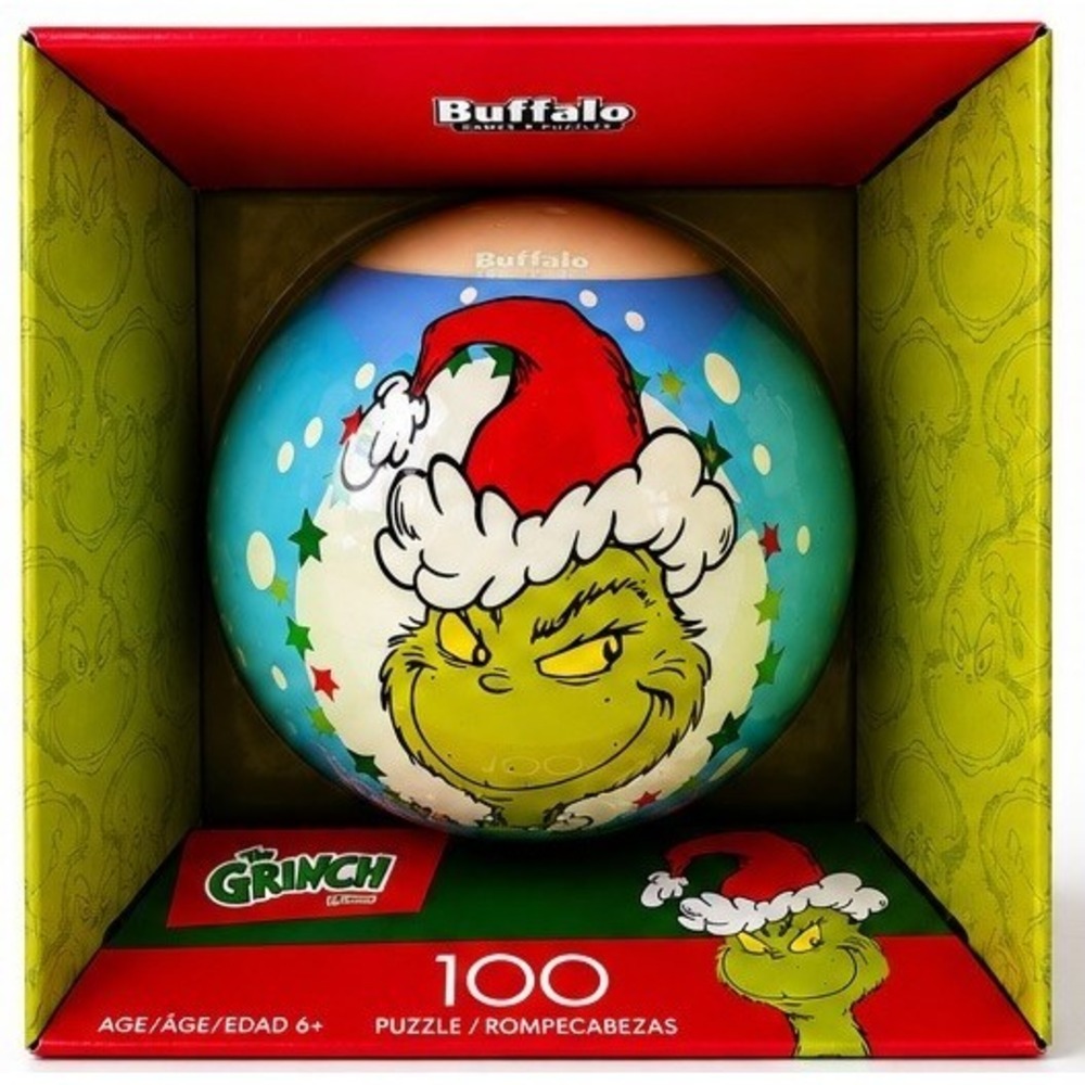 New Buffalo Games Dr. Seuss Grinch 100-Piece Interlocking Cardboard Puzzle